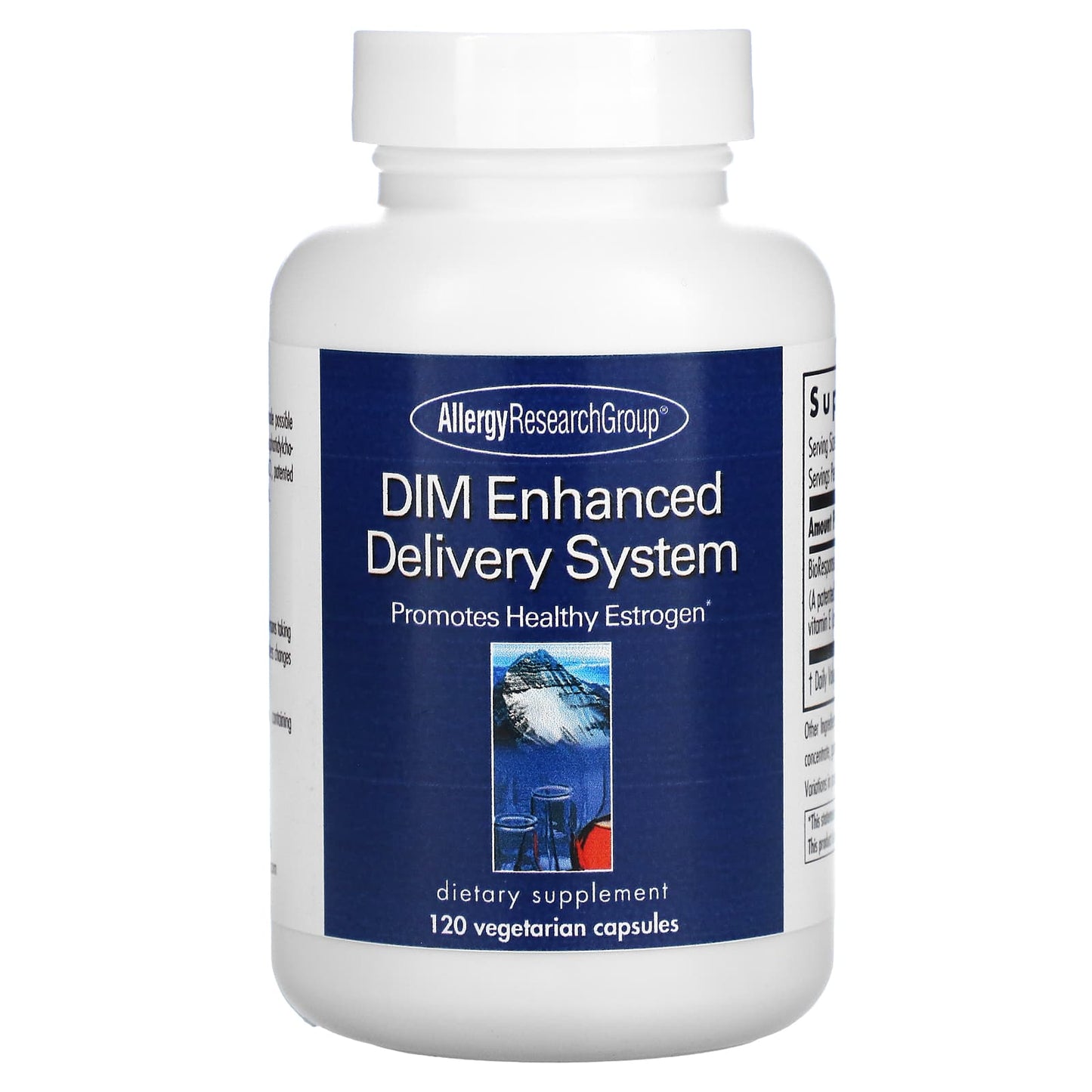 Allergy Research Group-DIM Enhanced Delivery System-120 Vegetarian Capsules