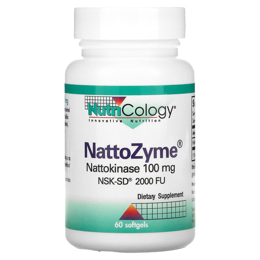 Nutricology-NattoZyme-100 mg-60 Softgels