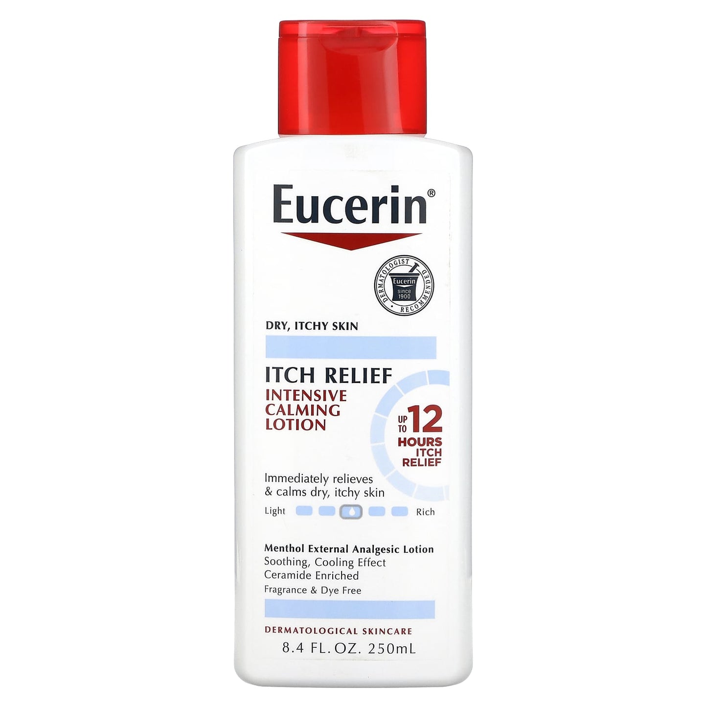 Eucerin-Itch Relief-Intensive Calming Lotion- 8.4 fl oz (250 ml)