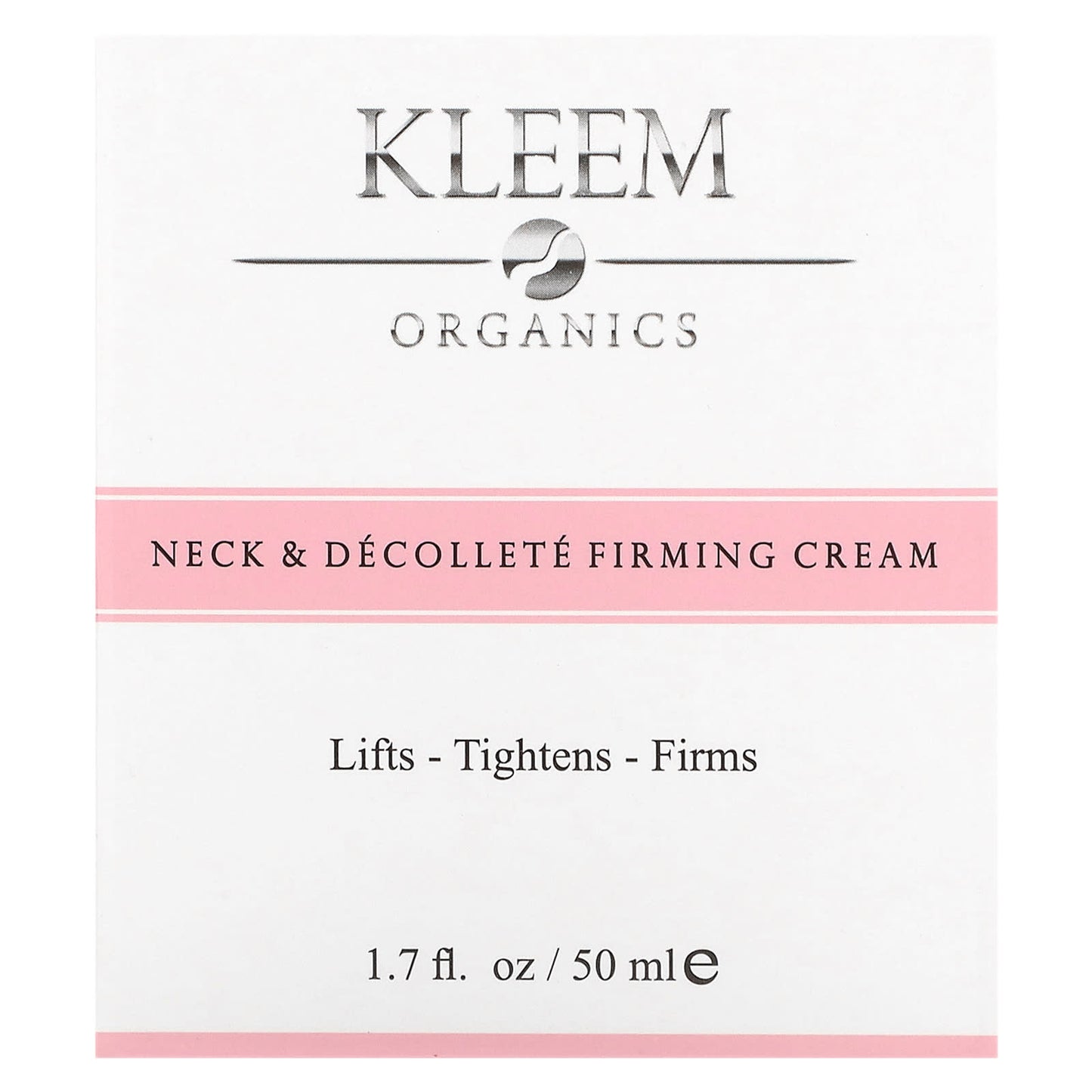 Kleem Organics, Neck & Décolleté Firming Cream, For All Skin Types, 1.7 fl oz (50 ml)