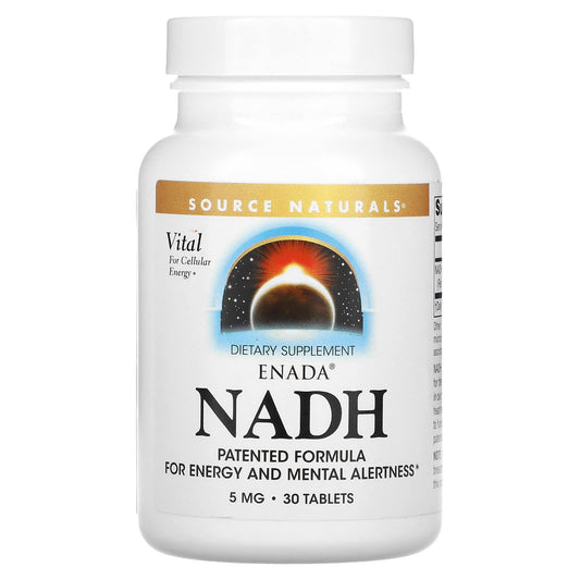 Source Naturals-ENADA NADH-5 mg-30 Tablets