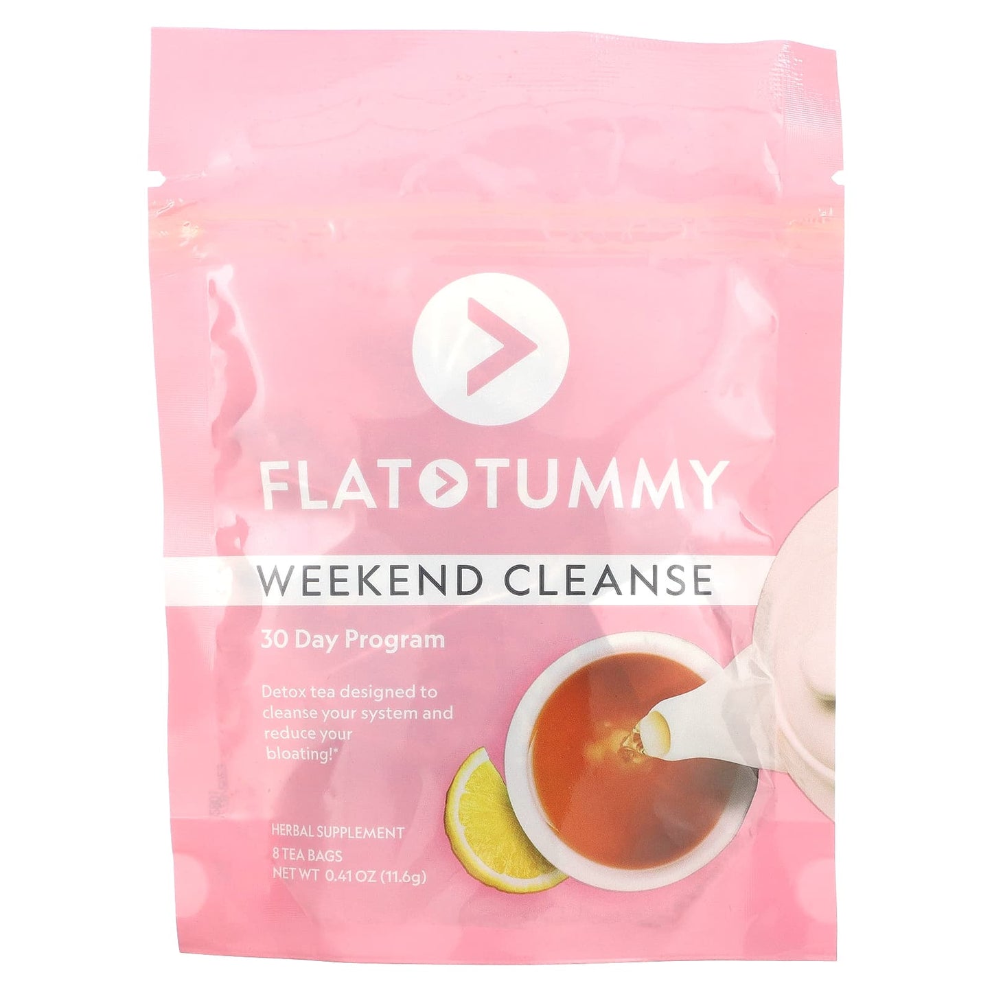 Flat Tummy-Weekend Cleanse-8 Tea Bags-0.41 oz (11.6 g)