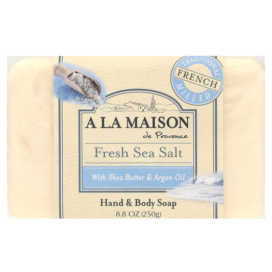 A La Maison de Provence-Hand & Body Soap Bar-Fresh Sea Salt-8.8 oz (250 g)