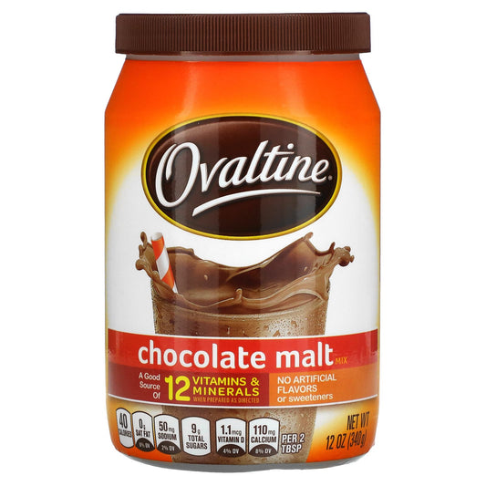 Ovaltine-Chocolate Malt Mix-12 oz (340 g)