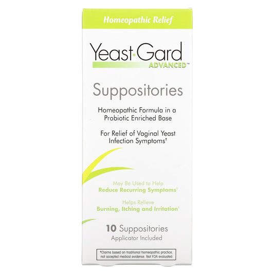 YeastGard Advanced-Yeast Gard Suppositories-10 Suppositories