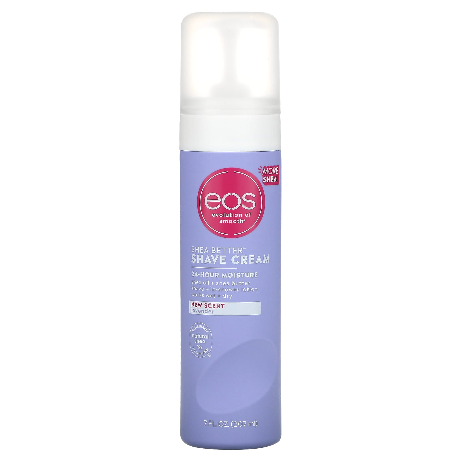 EOS-Shea Better-Shave Cream-Lavender-7 fl oz (207 ml)