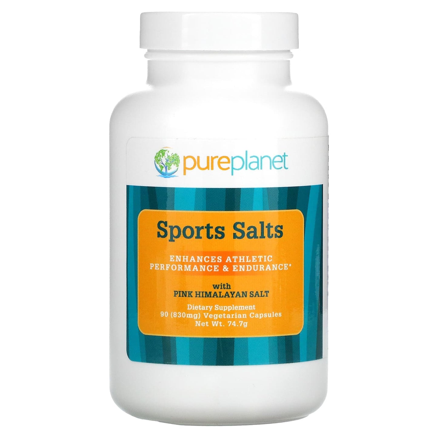 Pure Planet-Sports Salts-830 mg-90 Vegetarian Capsules