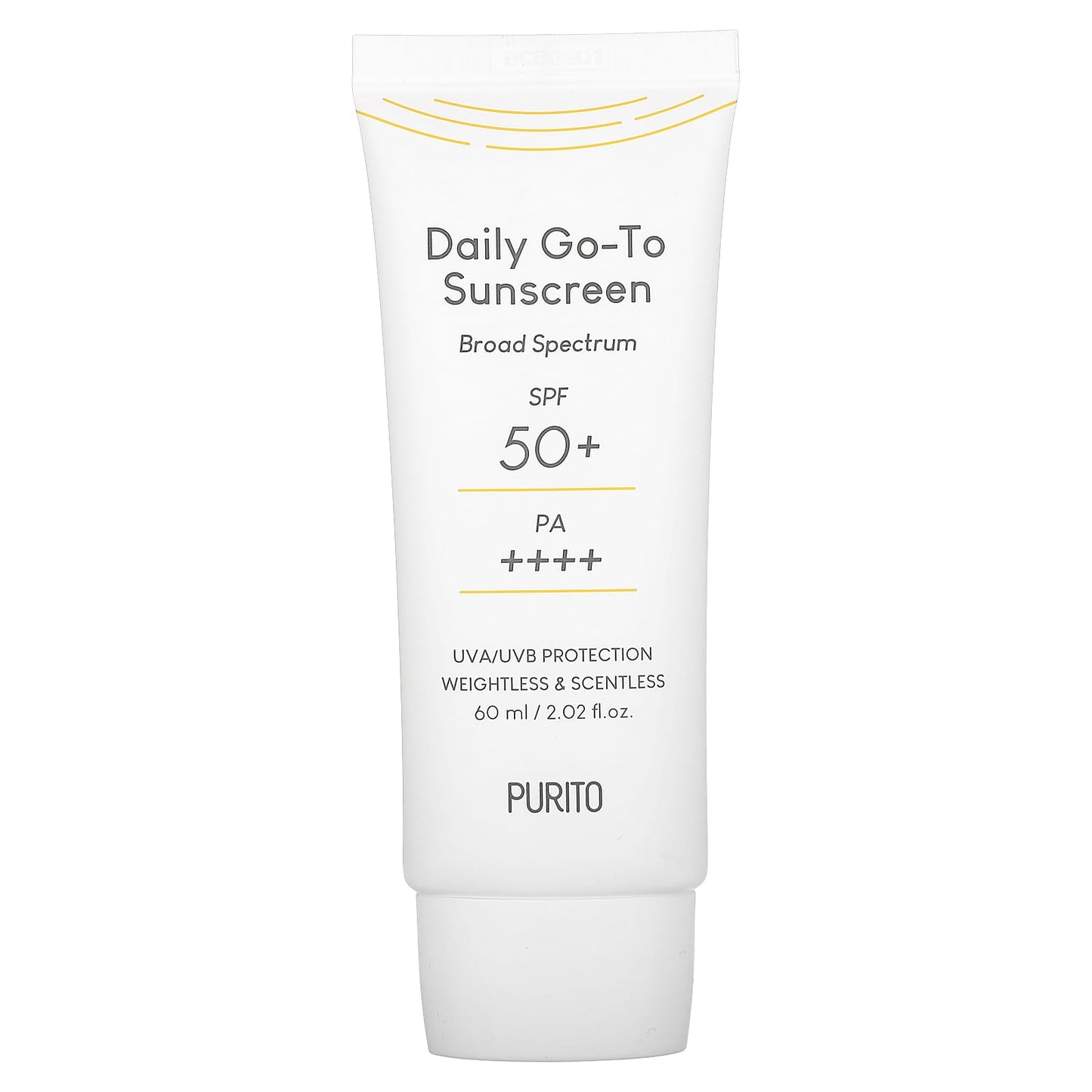 Purito-Daily Go-To Sunscreen-SPF 50+ PA++++-2.02 fl oz (60 ml)