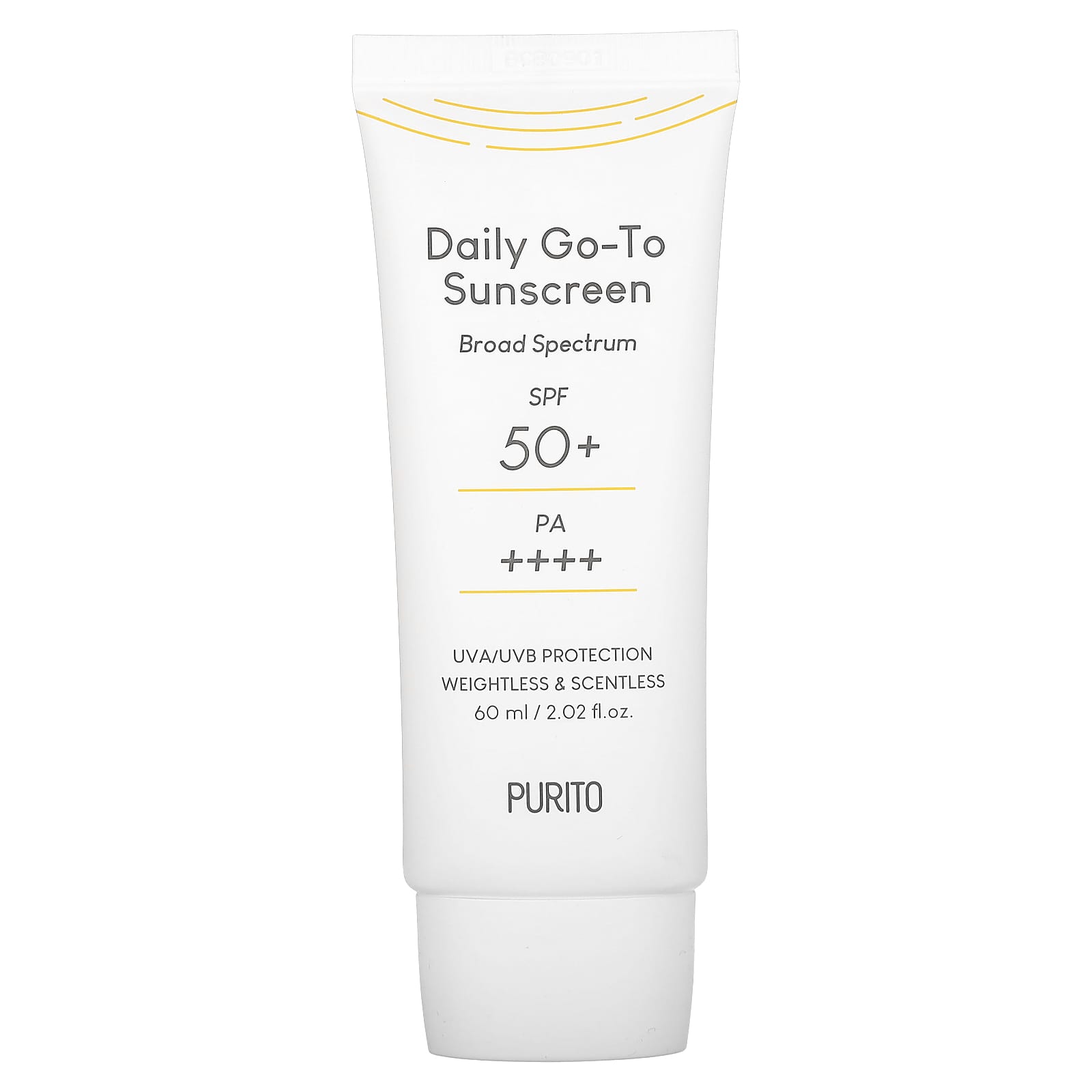 Purito-Daily Go-To Sunscreen-SPF 50+ PA++++-2.02 fl oz (60 ml)