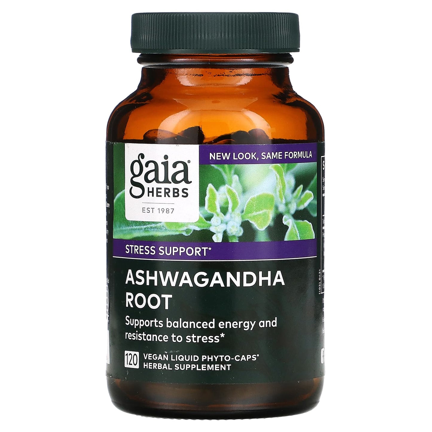 Gaia Herbs-Ashwagandha Root-120 Vegan Liquid Phyto-Caps