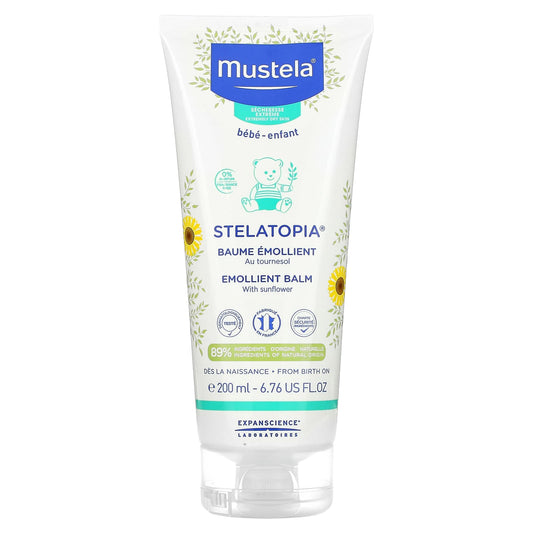 Mustela-Stelatopia-Emollient Balm with Sunflower-6.76 fl oz (200 ml)