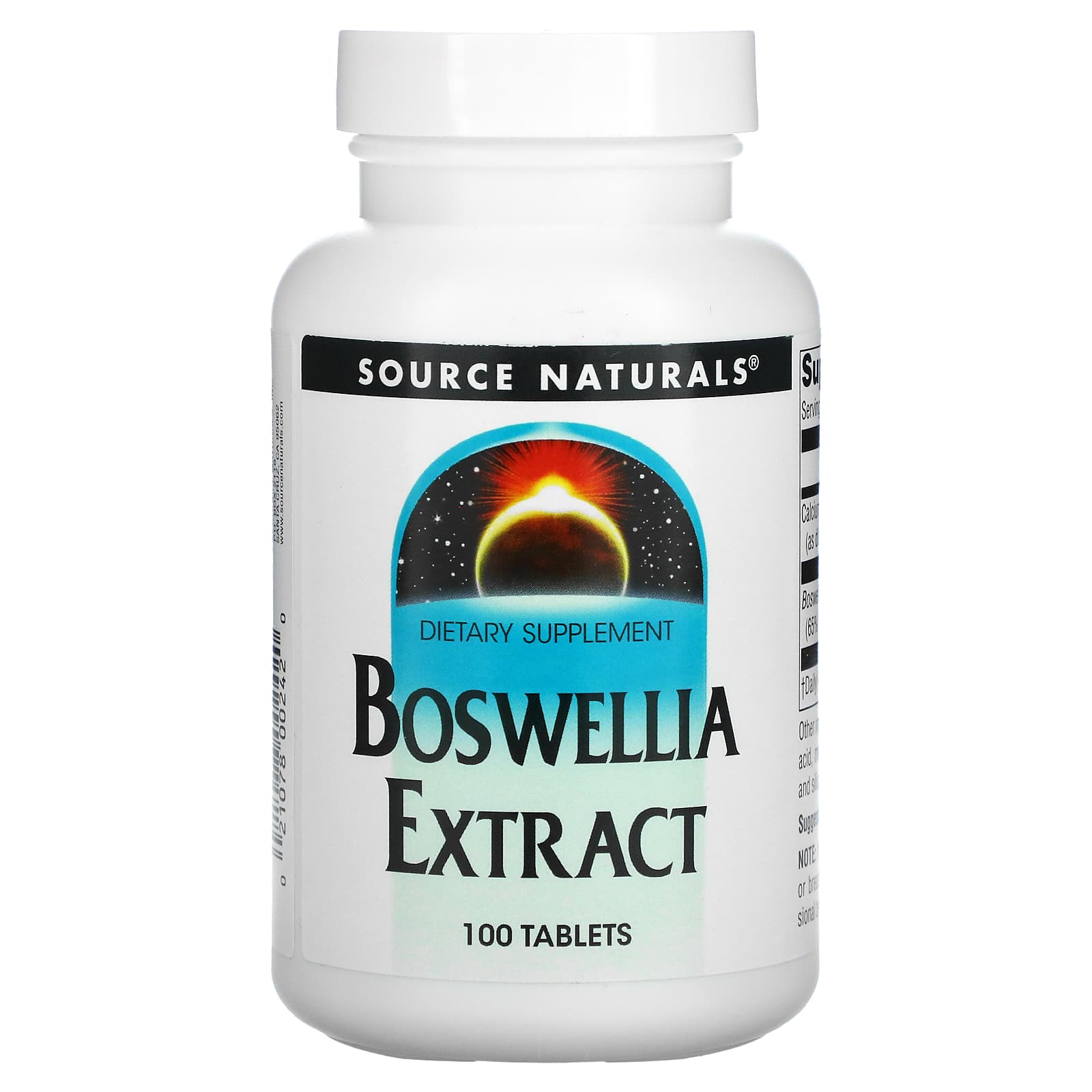 Source Naturals-Boswellia Extract-100 Tablets