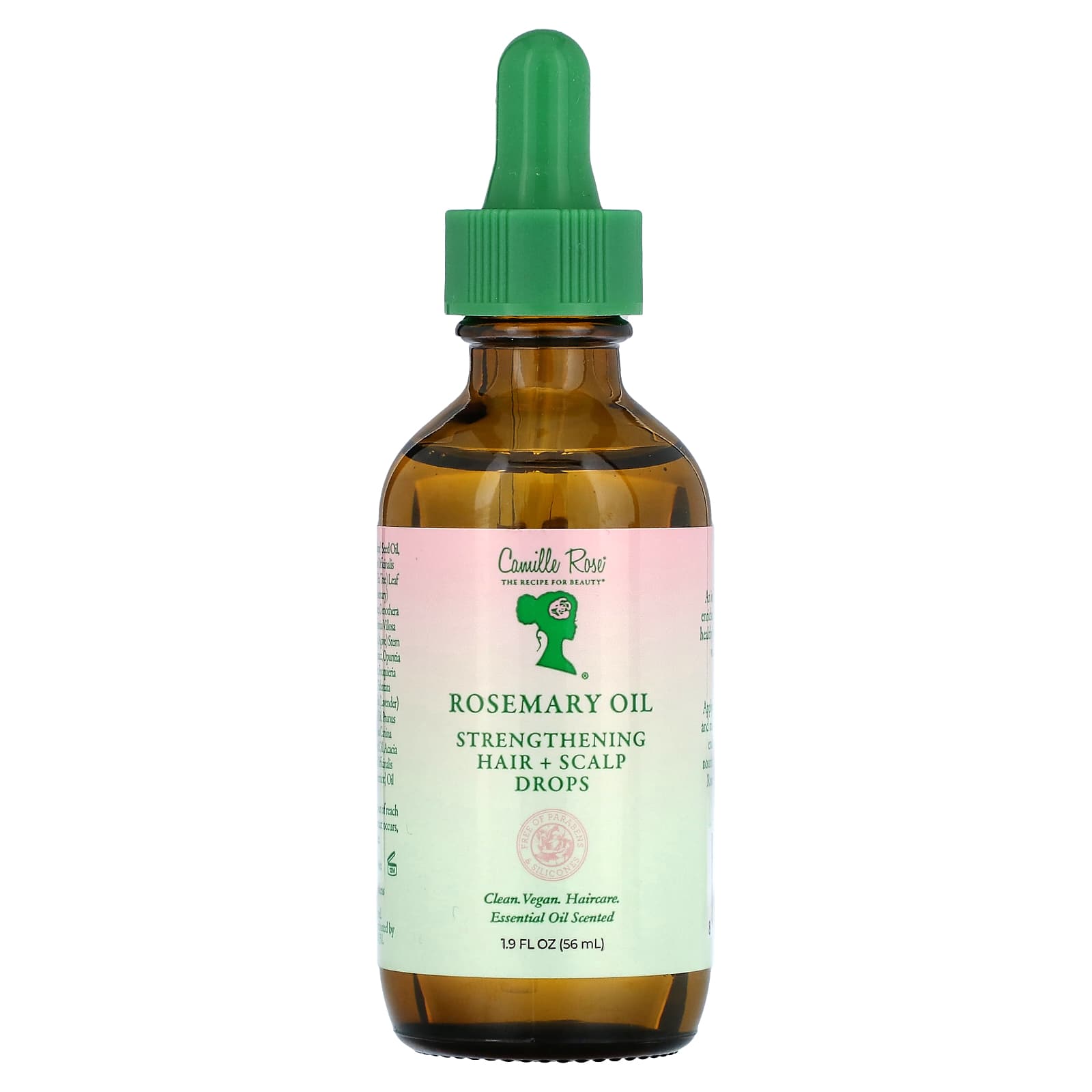 Camille Rose-Rosemary Oil-Strengthening Hair & Scalp Drops -1.9 fl oz (56 ml)