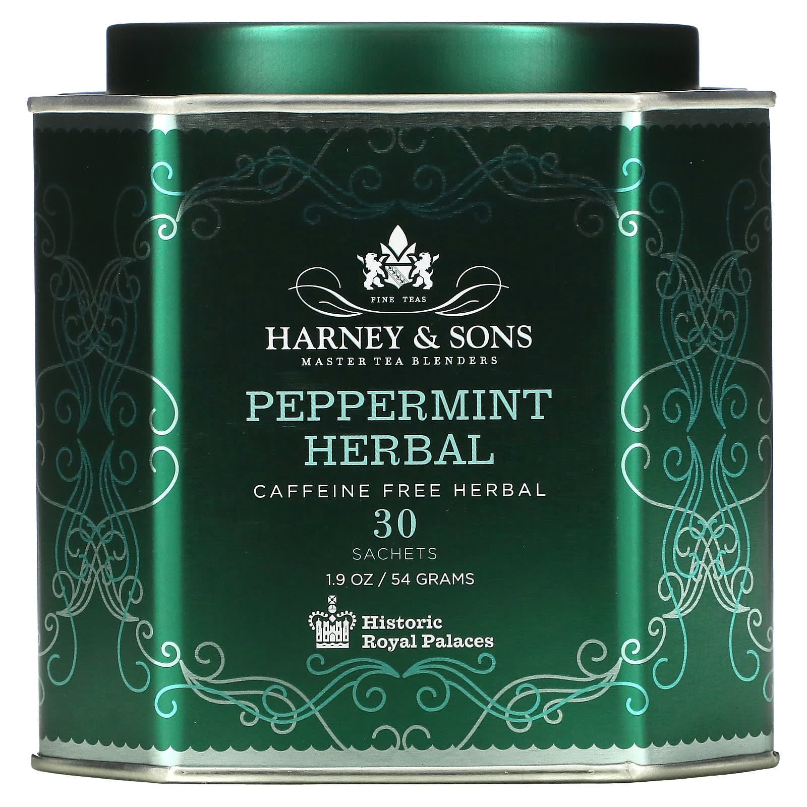 Harney & Sons-Peppermint Herbal-Caffeine Free-30 Sachets-1.9 oz (54 g)