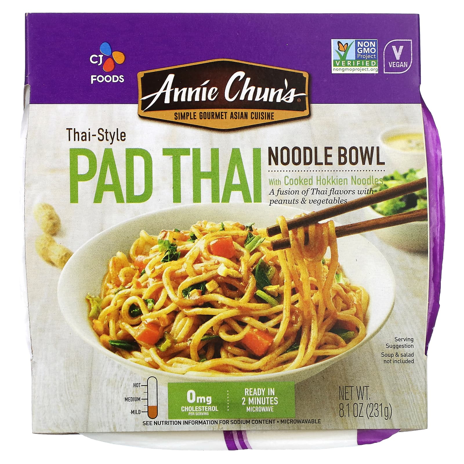 Annie Chun's-Noodle Bowl-Thai-Style Pad Thai- Mild-8.1 oz (231 g)