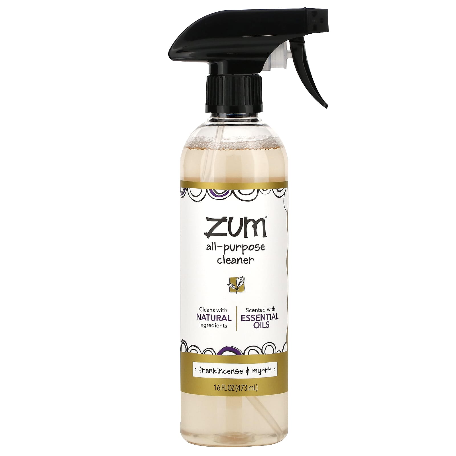 ZUM-All-Purpose Cleaner-Frankincense & Myrrh-16 fl oz (473 ml)
