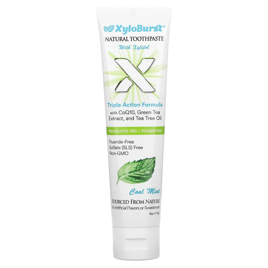 Xyloburst-Toothpaste with Xylitol-Cool Mint-4 oz (113 g)