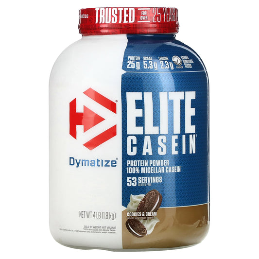 Dymatize-Elite Casein-Cookies & Cream-4 lbs (1.8 kg)