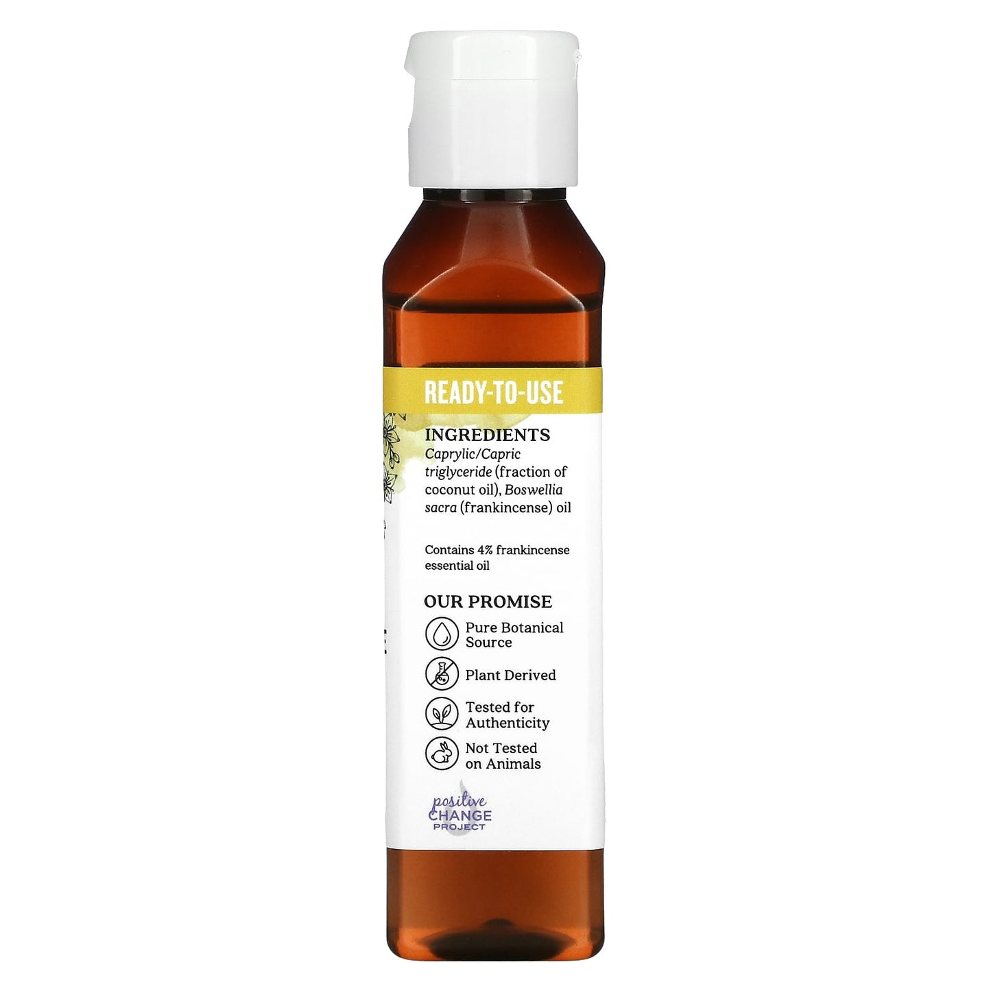 Aura Cacia, Pure Essential Oil, Frankincense, 4 fl oz (118 ml)