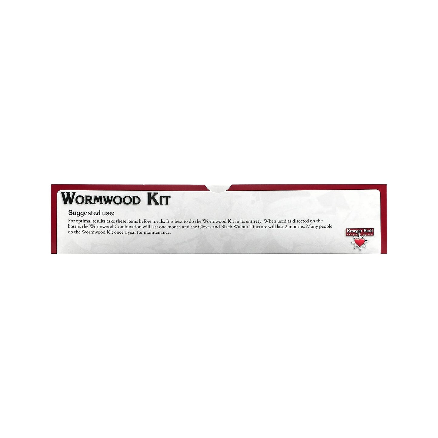 Kroeger Herb Co, Wormwood Kit, 5 Piece Kit