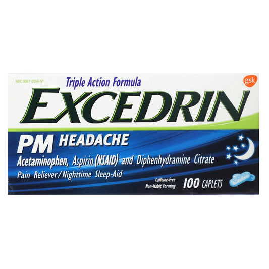 Excedrin-PM Headache-100 Caplets