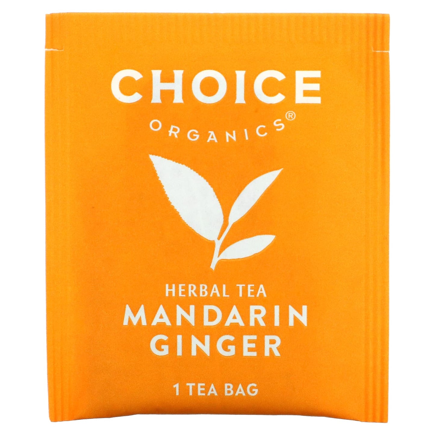 Choice Organic Teas, Herbal Tea, Mandarin Ginger, Caffeine Free, 16 Tea Bags, 1.02 oz (29 g)