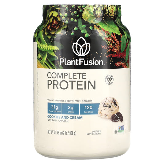 PlantFusion-Complete Protein-Cookies and Cream-2 lb (900 g)