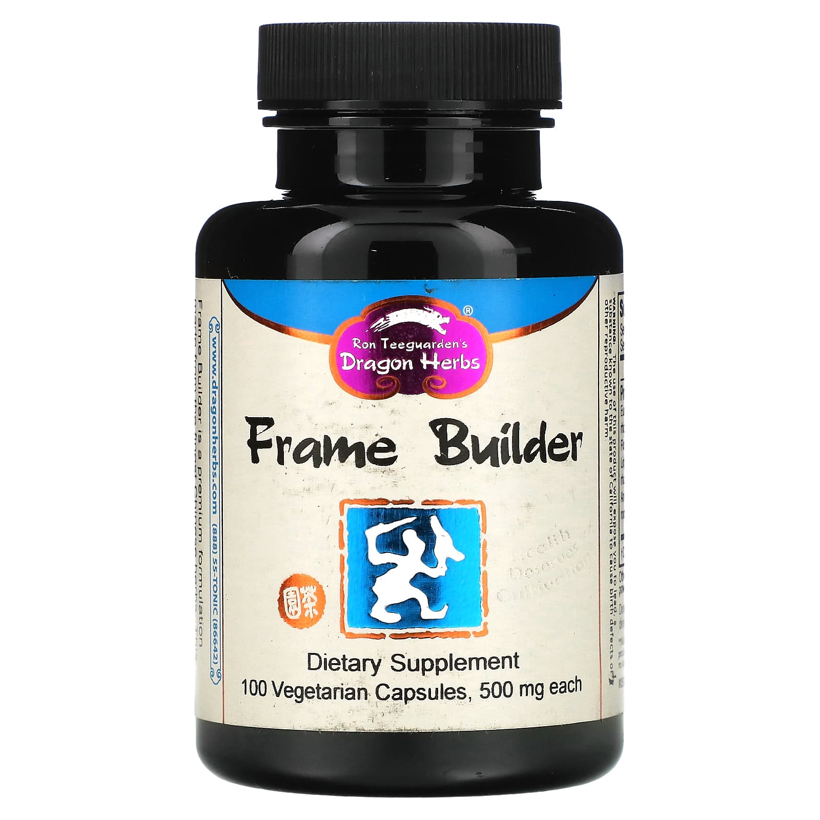 Dragon Herbs-Frame Builder-500 mg-100 Vegetarian Capsules