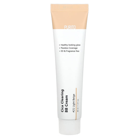 Purito-Cica Clearing BB Cream-21 Light Beige-1 fl oz (30 ml)