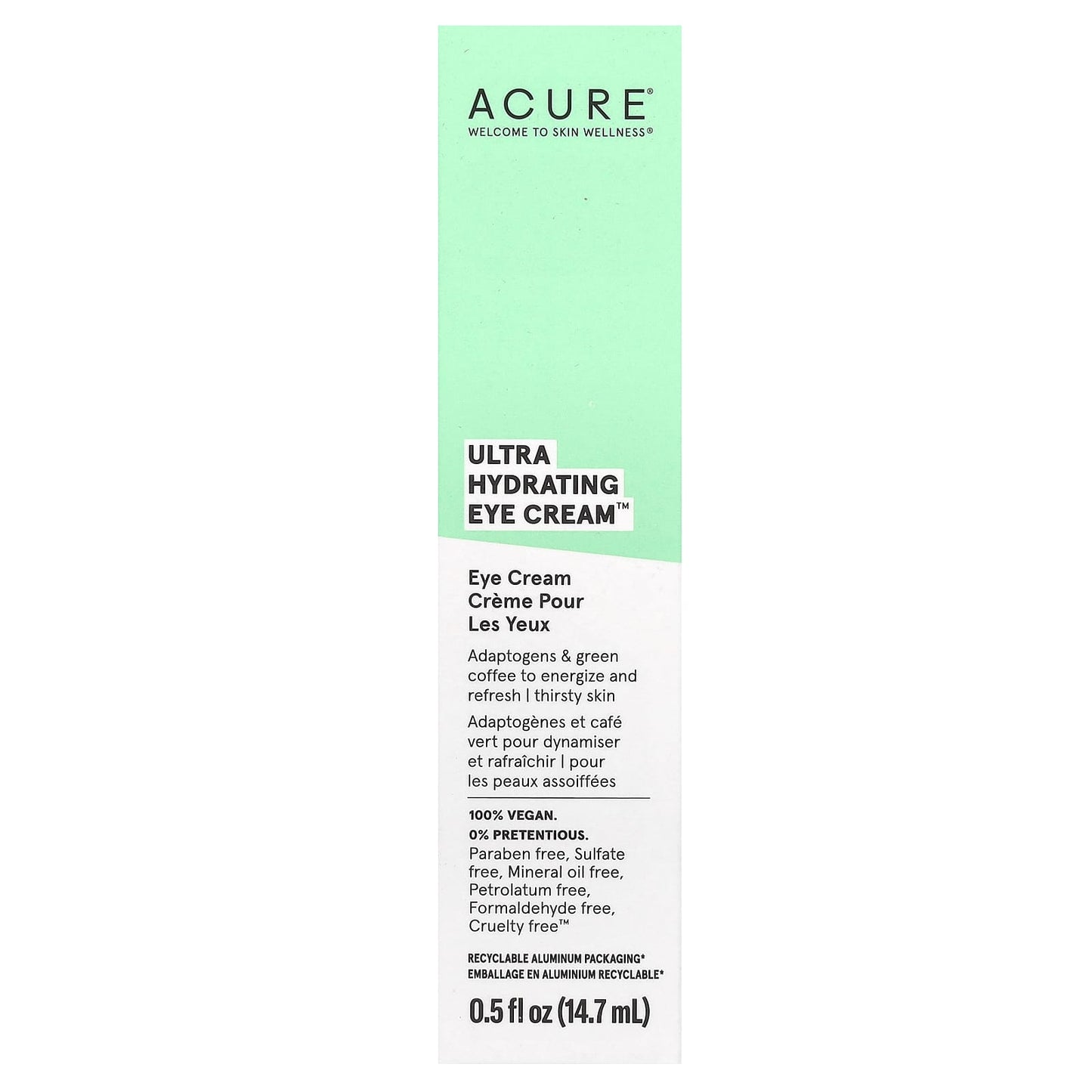 ACURE, Ultra Hydrating Eye Cream, 0.5 fl oz (14.7 ml)