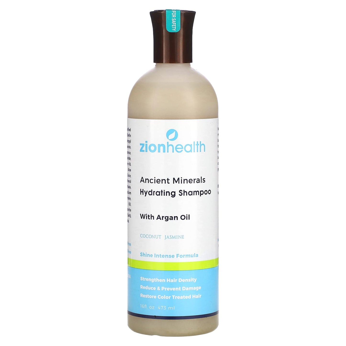 Zion Health-Ancient Minerals-Hydrating Shampoo With Argan Oil-Coconut Jasmine-16 fl oz (473 ml)