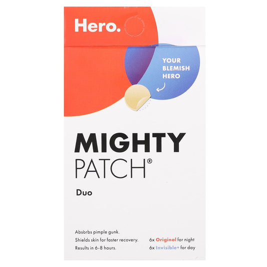 Hero Cosmetics-Mighty Patch Duo- 6 Original + 6 Invisible Patches