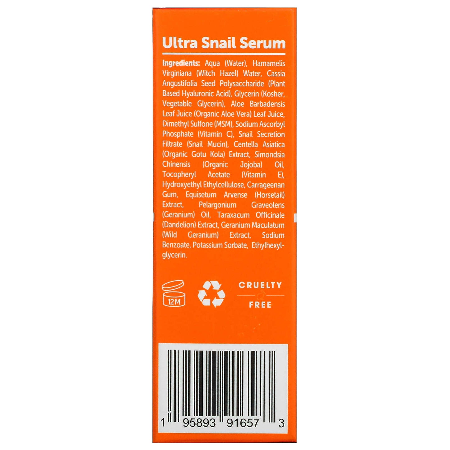 SeoulCeuticals, Ultra Snail Serum, 1 fl oz (30 ml)