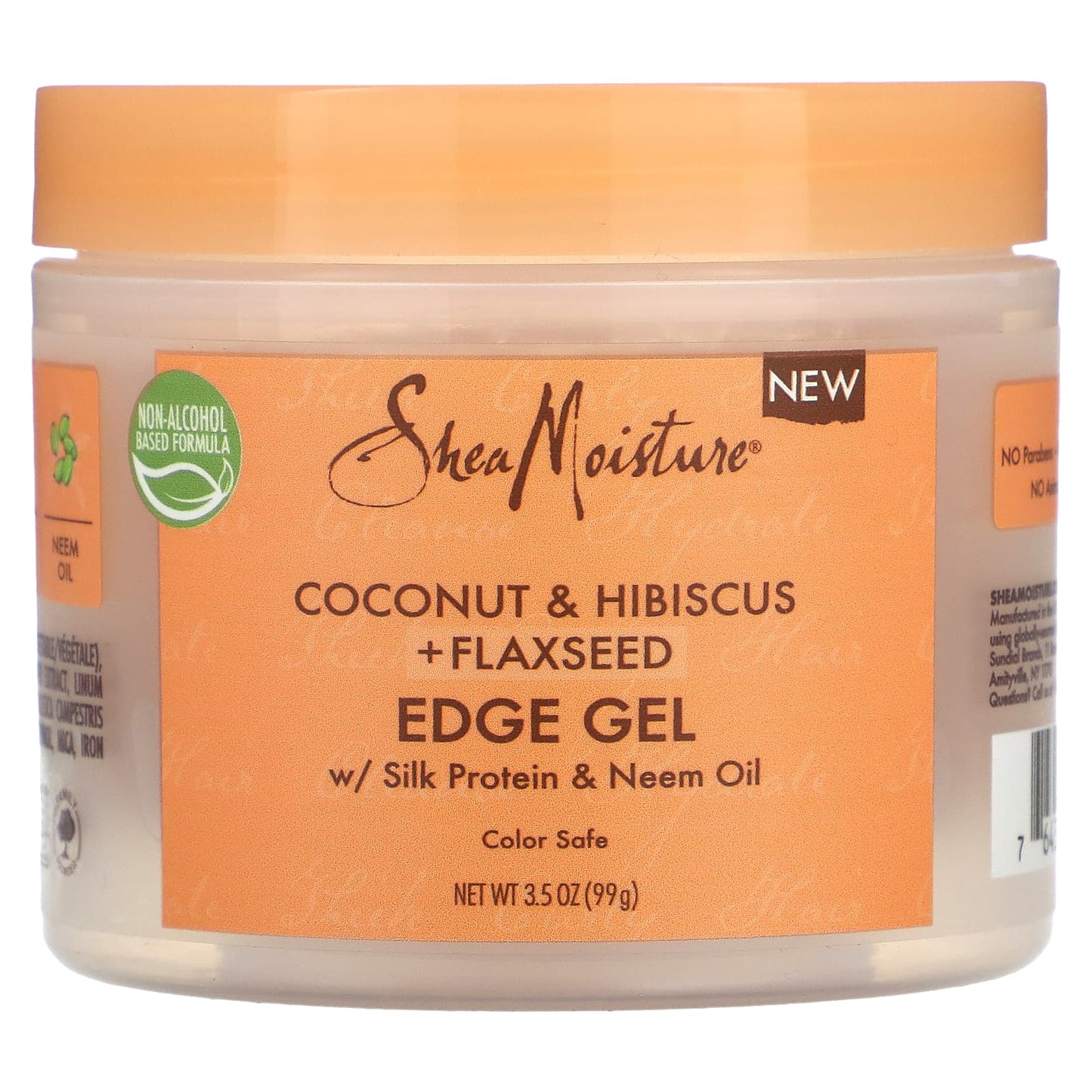 SheaMoisture-Edge Gel-Coconut & Hibiscus + Flaxseed-3.5 oz (99 g)