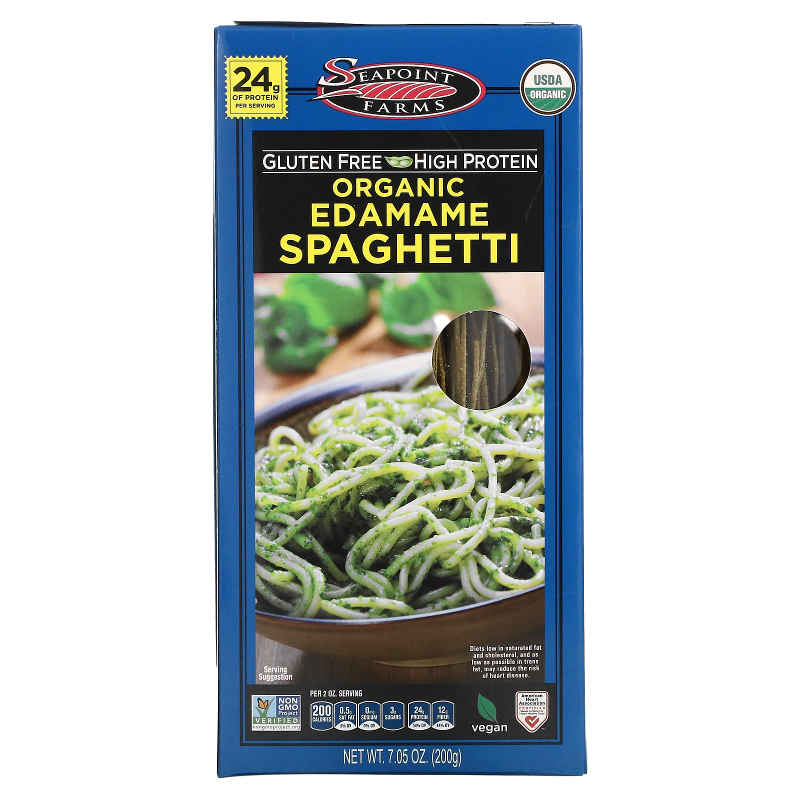 Seapoint Farms-Organic Edamame Spaghetti-7.05 oz (200 g)