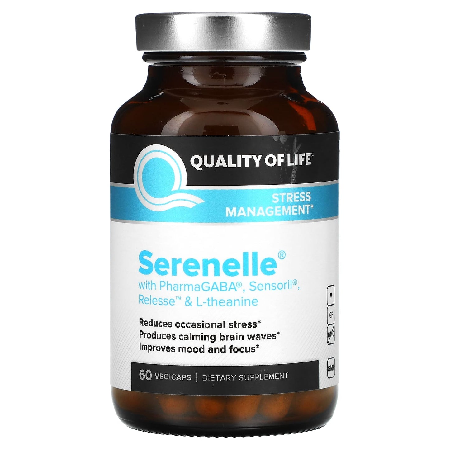 Quality of Life Labs-Serenelle-Stress Management-60 VegiCaps