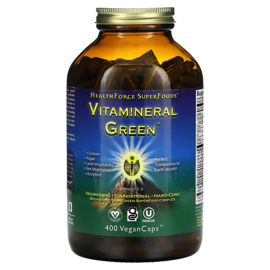 HealthForce Superfoods-Vitamineral Green-Version 5.6-400 VeganCaps