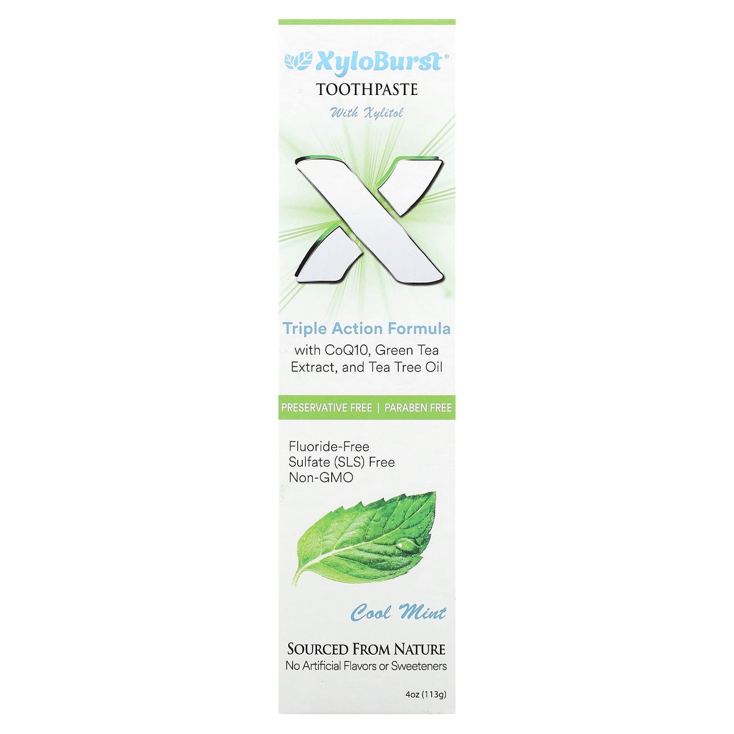 Xyloburst, Toothpaste with Xylitol, Cool Mint, 4 oz (113 g)