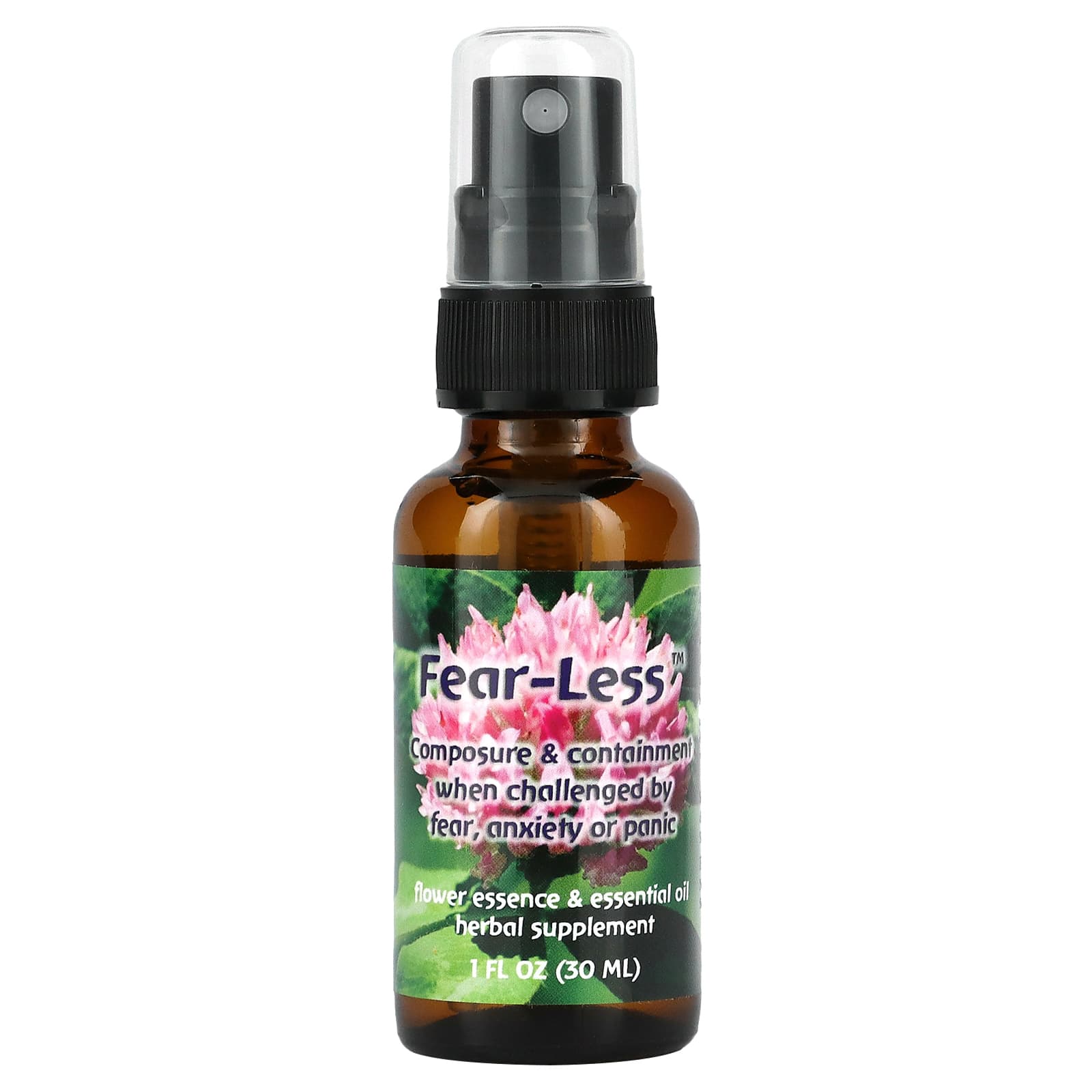 Flower Essence Services-Fear-Less-Flower Essence & Essential Oil-1 fl oz (30 ml)