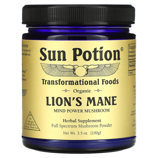 Sun Potion-Organic Lion's Mane-3.5 oz (100 g)