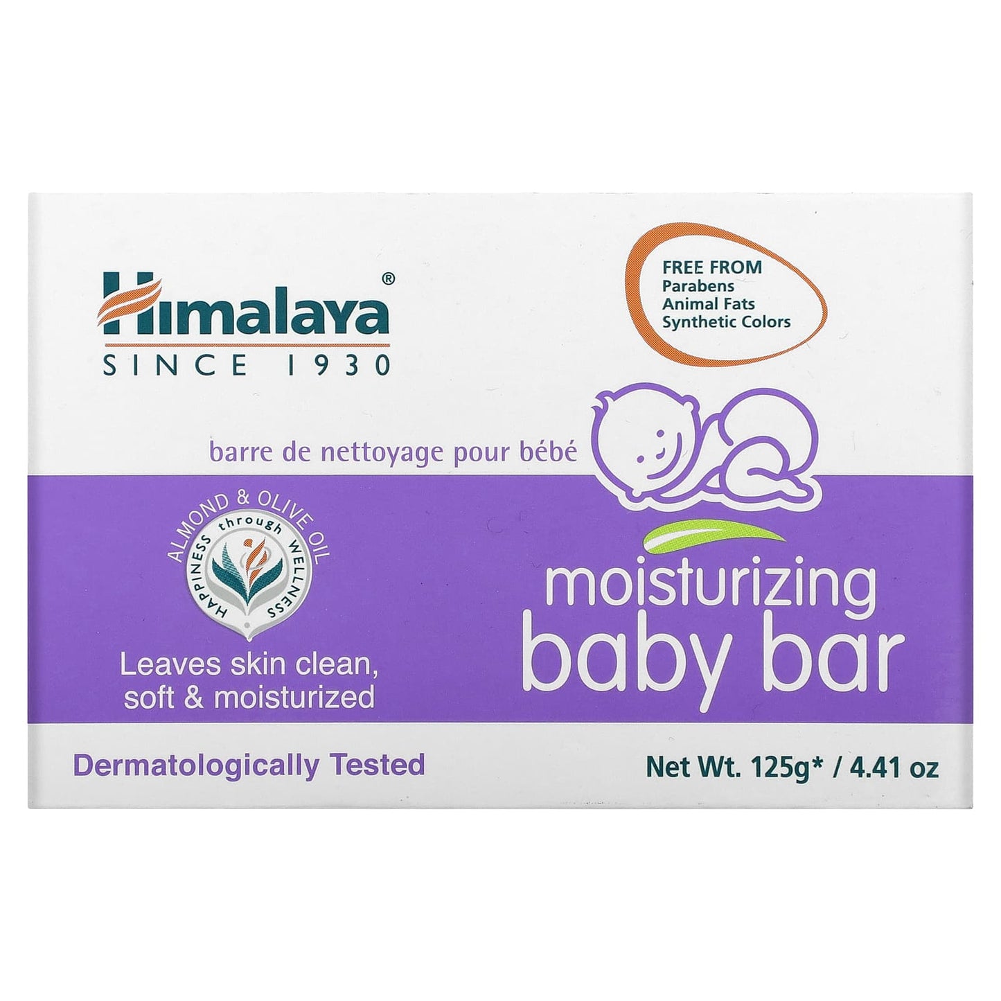 Himalaya-Moisturizing Baby Bar Soap-4.41 oz (125 g)