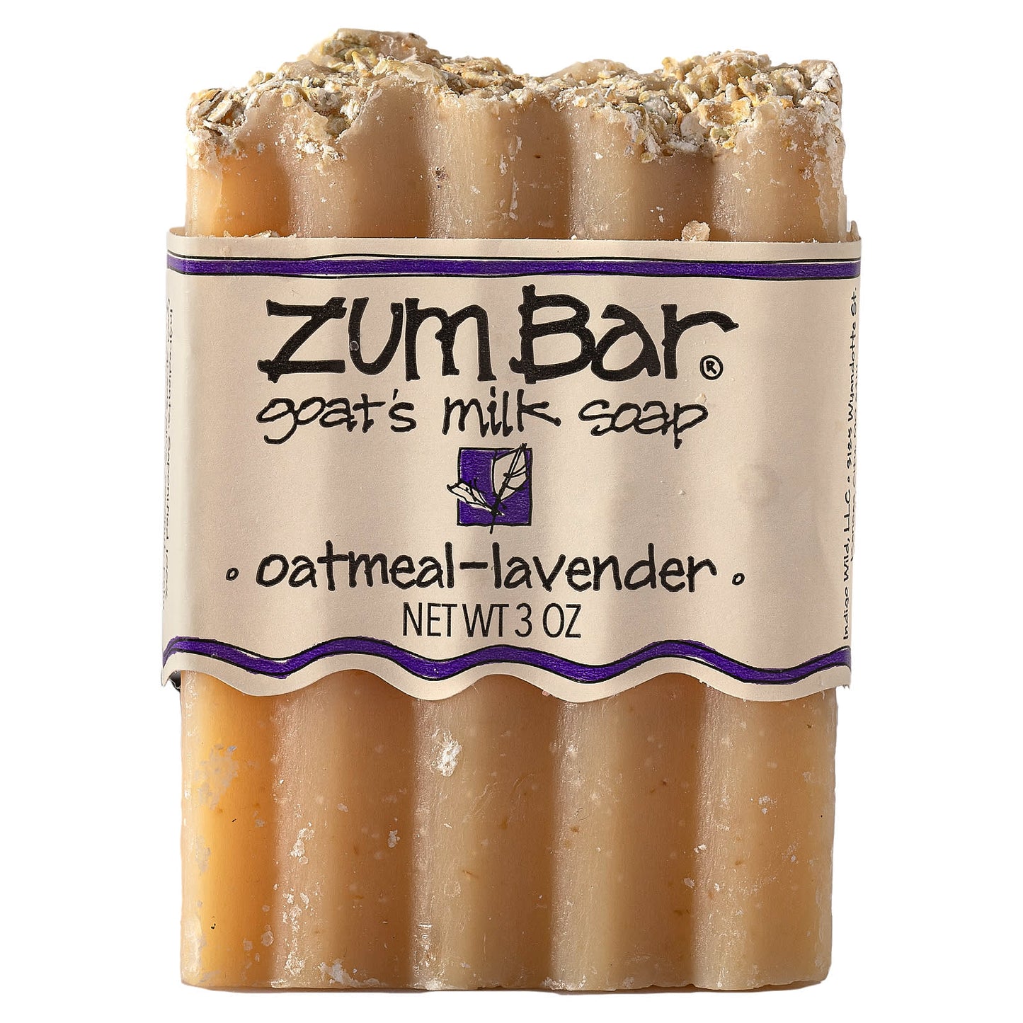 ZUM-Zum Bar-Goat's Milk Soap-Oatmeal Lavender-3 oz