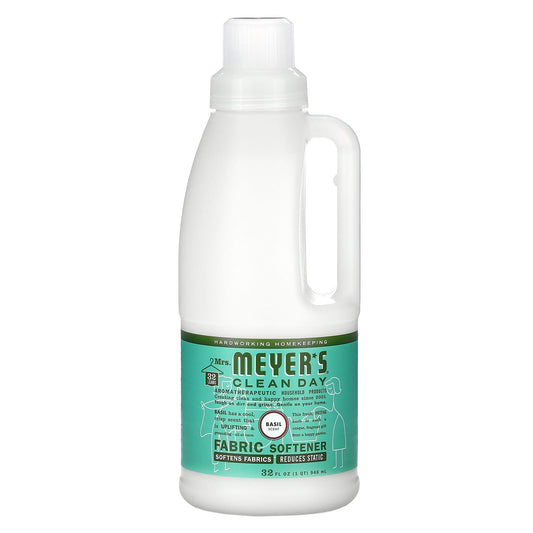 Mrs. Meyers Clean Day-Fabric Softener-Basil-32 fl oz (946 ml)