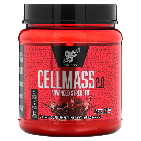 BSN-Cellmass 2.0-Advanced Strength-Arctic Berry-1.09 lb (495 g)