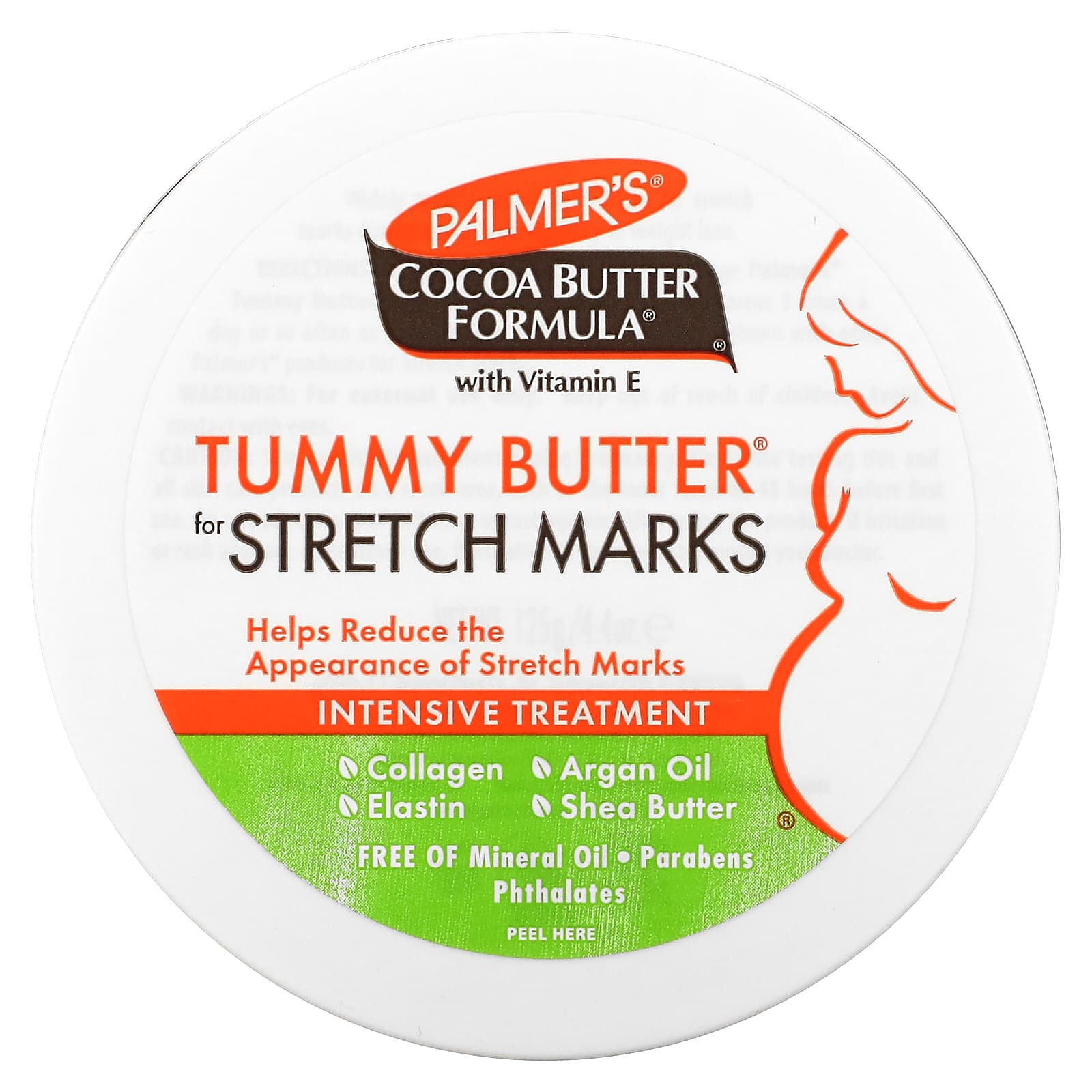 Palmer's-Cocoa Butter Formula with Vitamin E-Tummy Butter for Stretch Marks-4.4 oz (125 g)