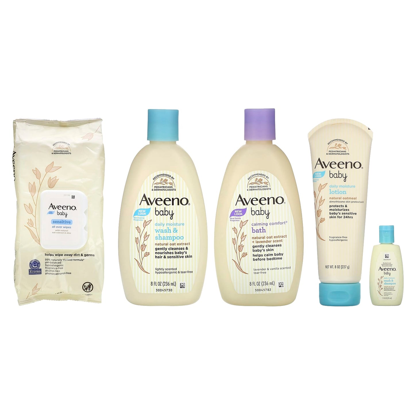 Aveeno-Baby-Welcome Little One Gift Basket -6 Piece Set