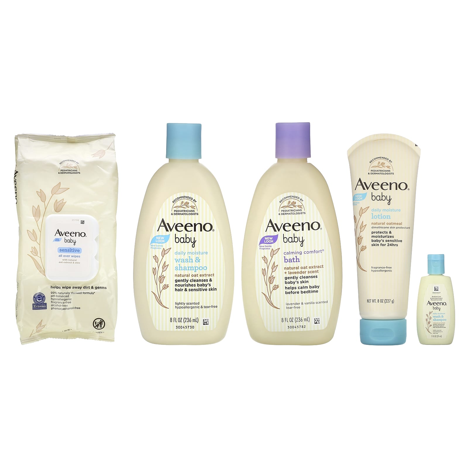 Aveeno-Baby-Welcome Little One Gift Basket -6 Piece Set