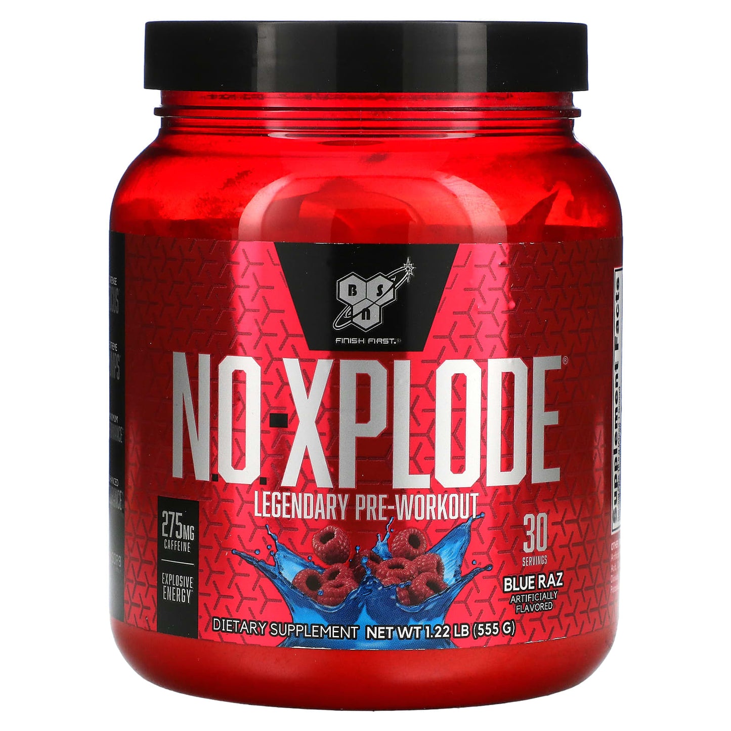 BSN-N.O.-Xplode-Legendary Pre-Workout-Blue Raz-1.22 lbs (555 g)