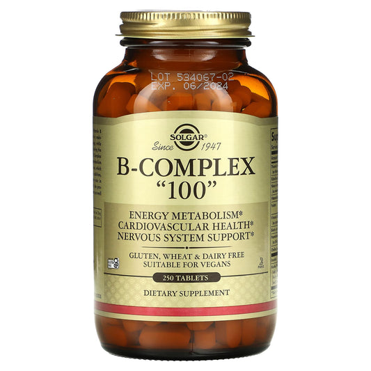 Solgar-B-Complex "100"-250 Tablets