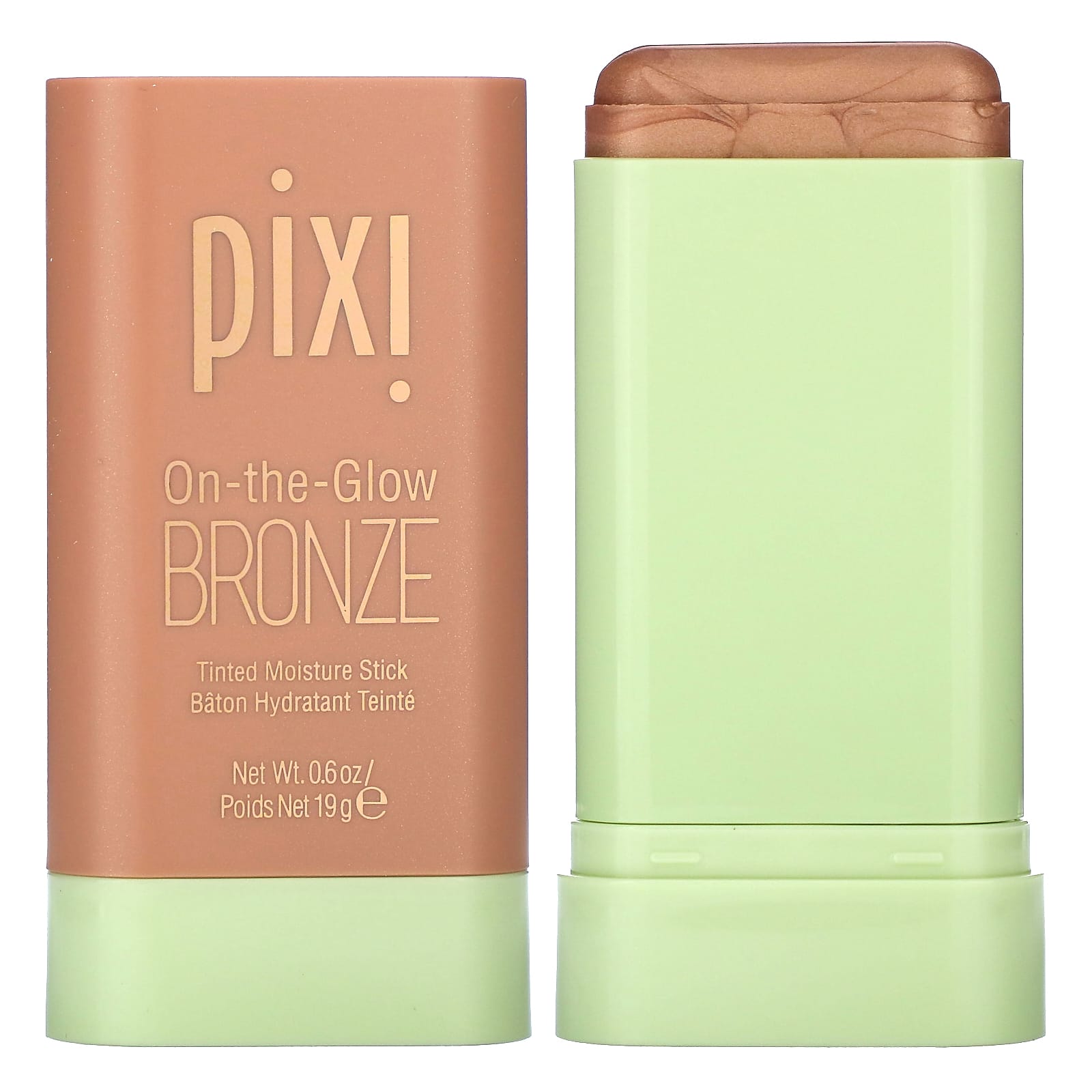 Pixi Beauty-On-the-Glow Bronze-Tinted Moisture Stick-Soft Glow-0.6 oz (19 g)